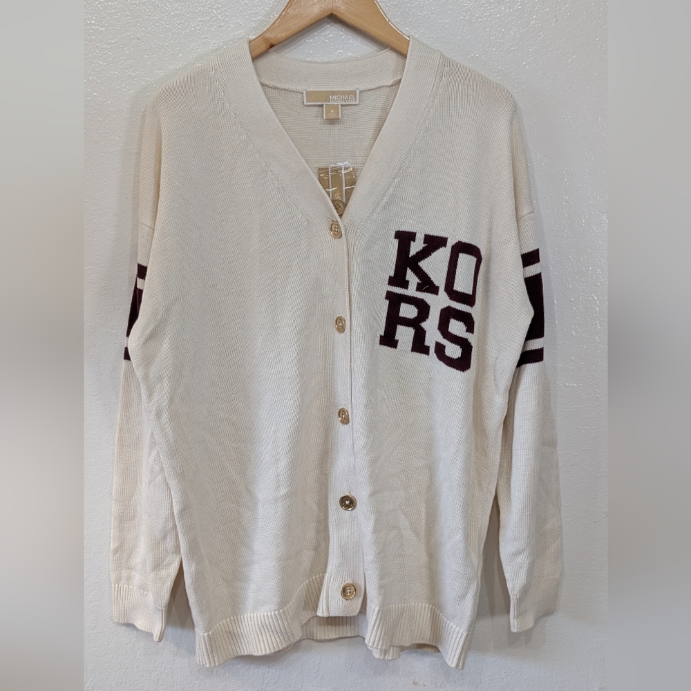 Michael Kors Bone Knit Cardigan
